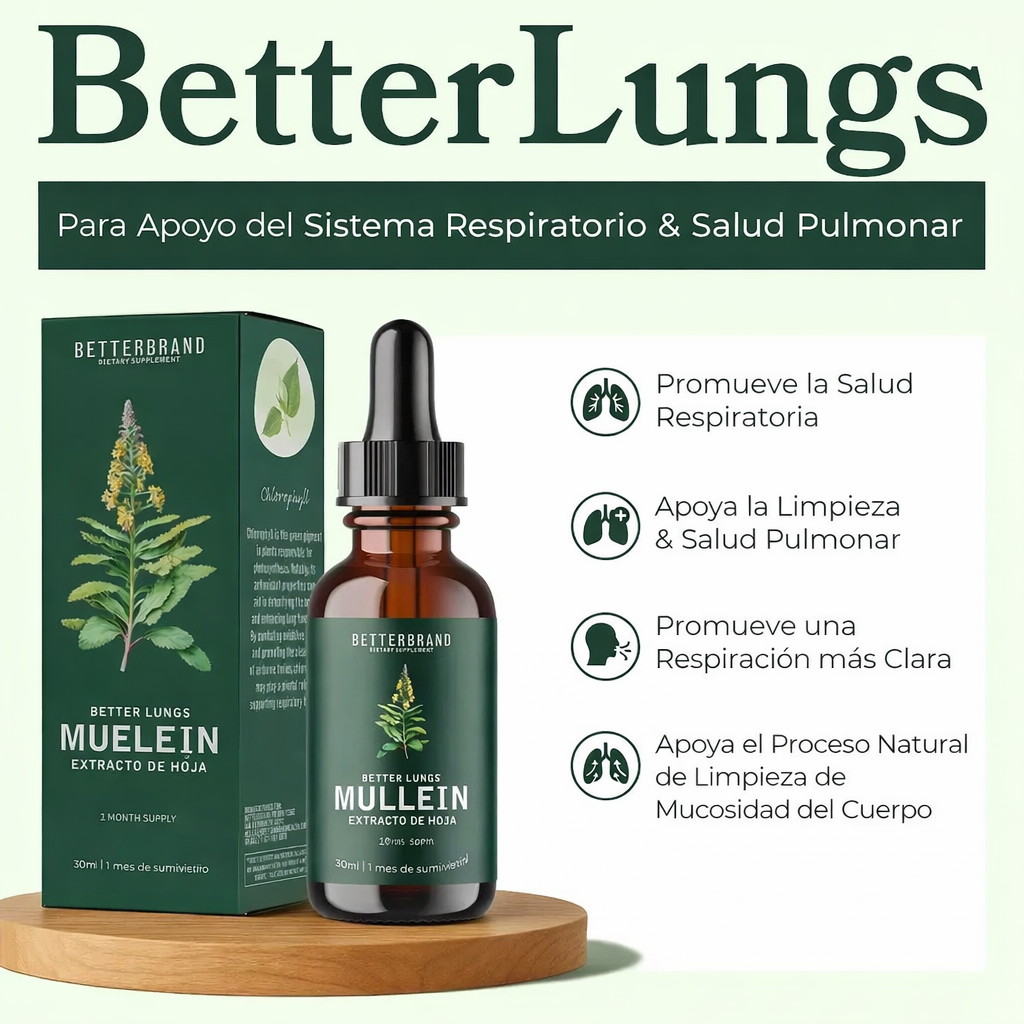 Extracto Natural de Gordolobo — Limpieza Pulmonar